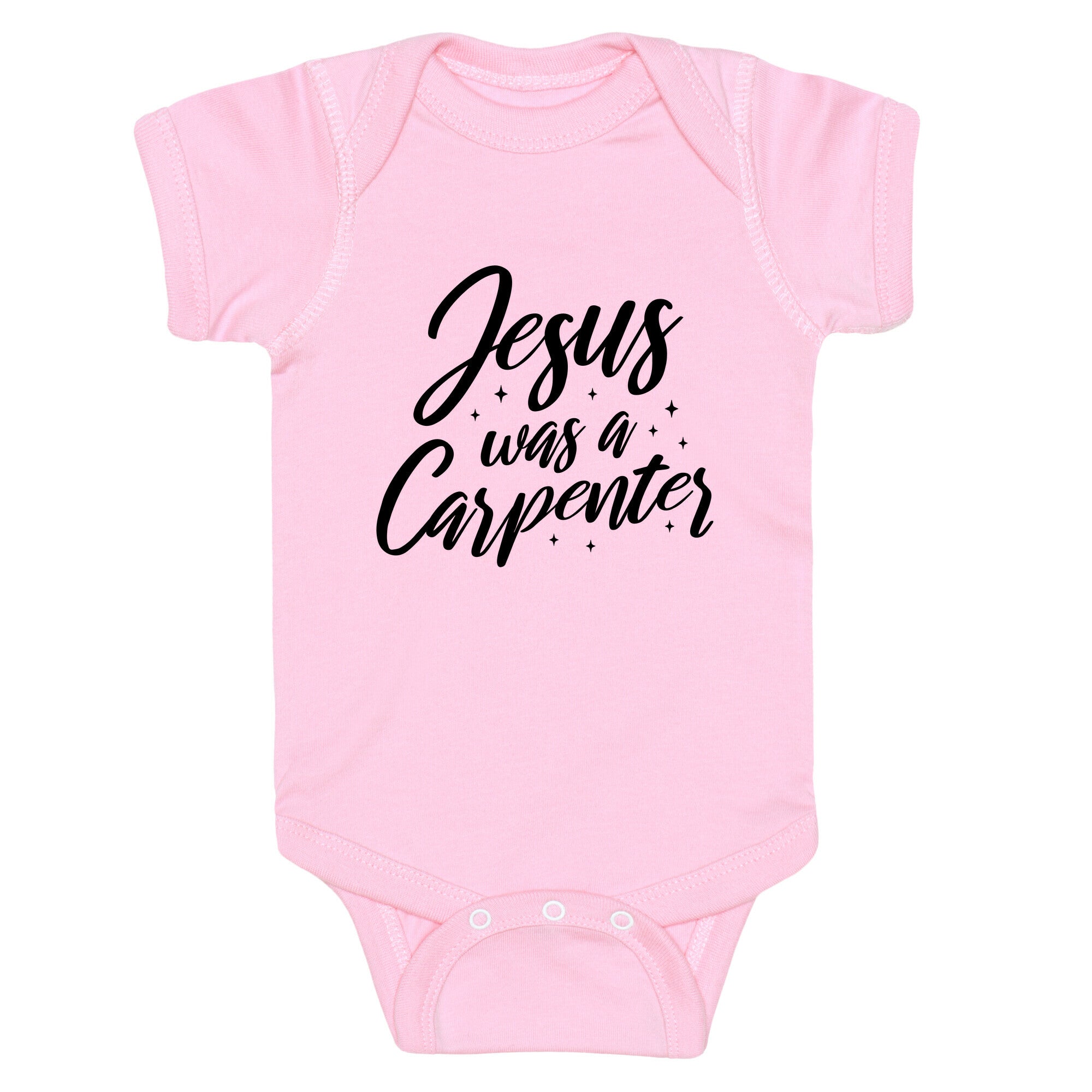 Jesus Was A Carpenter Baby One-Piece